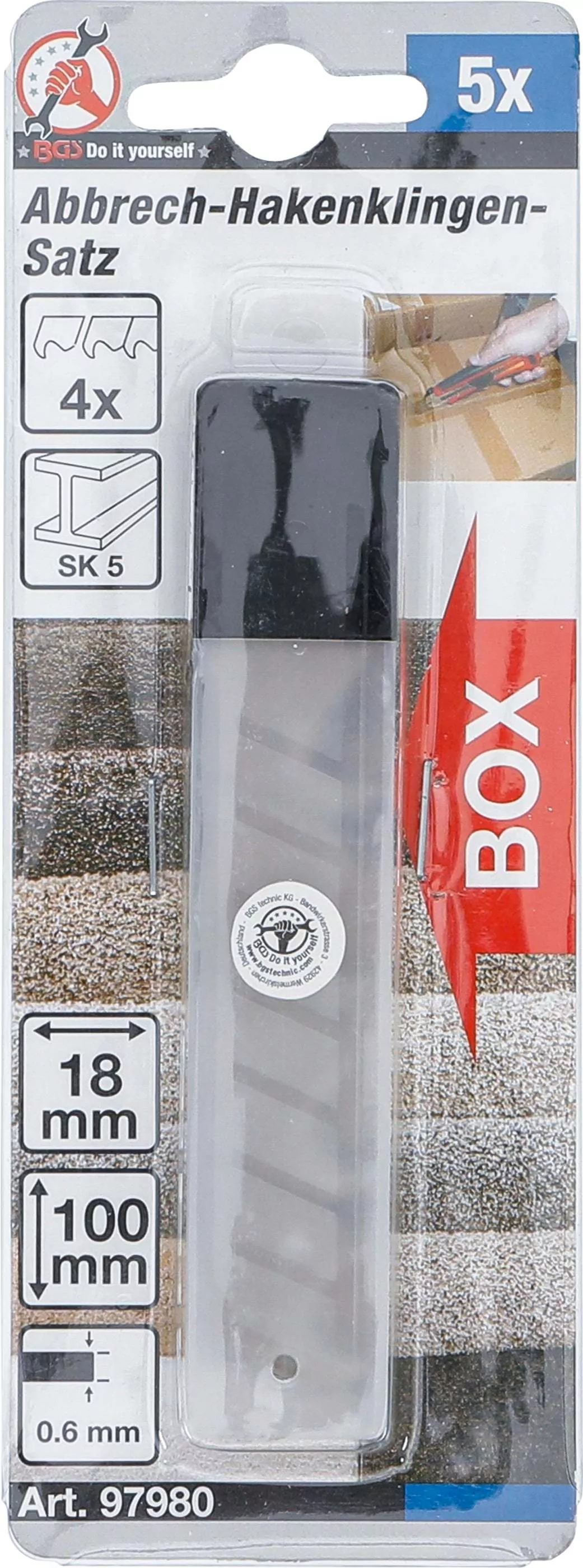 Abbrech-Hakenklingen-Satz | 5-tlg.
