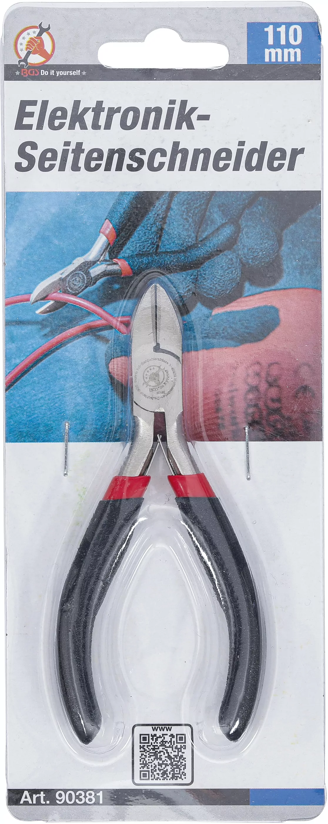 Elektronik-Seitenschneider | mit Feder | 110 mm