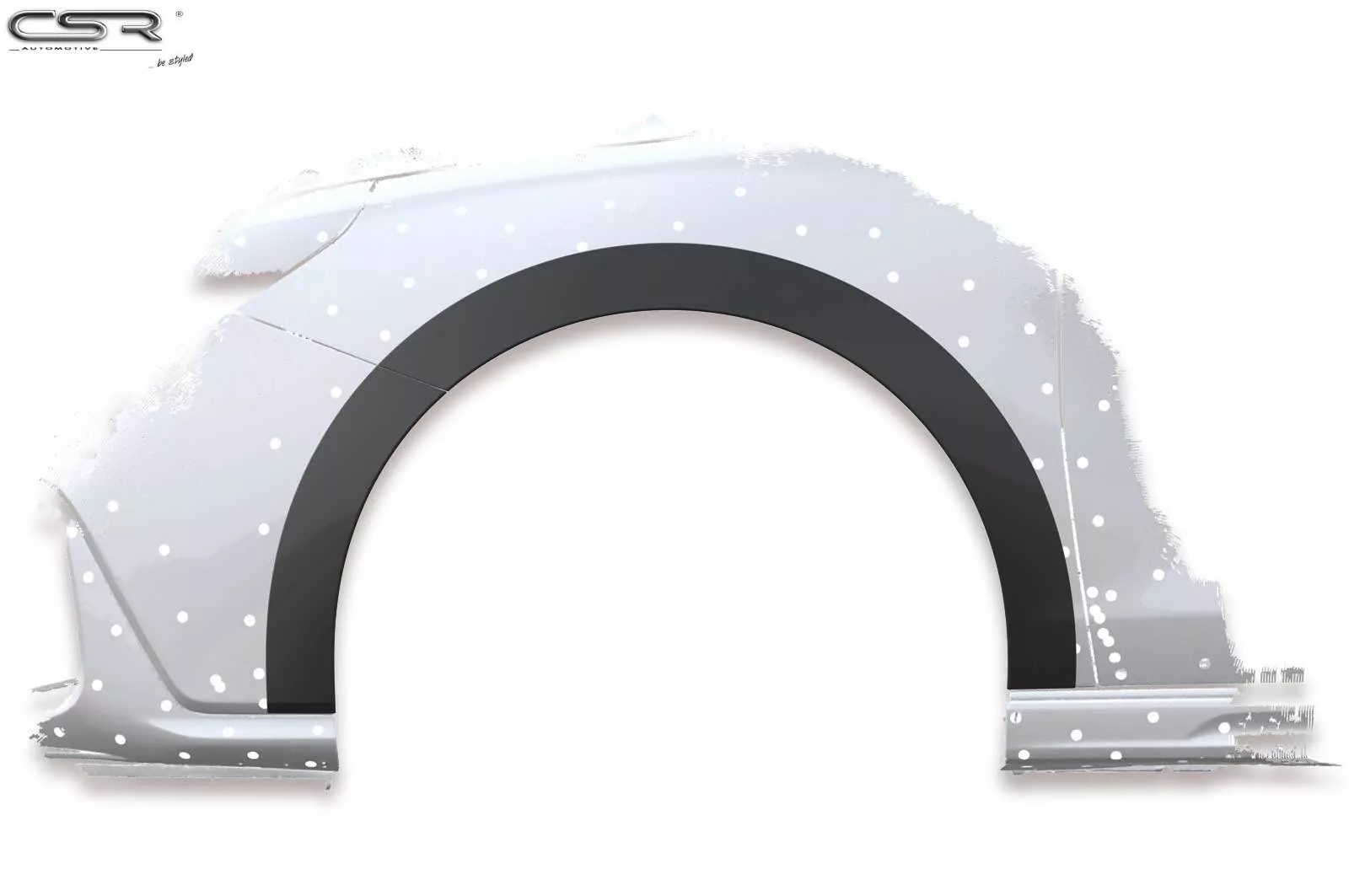 Kotflügelverbreiterung vorne für Hyundai I30 N VB025