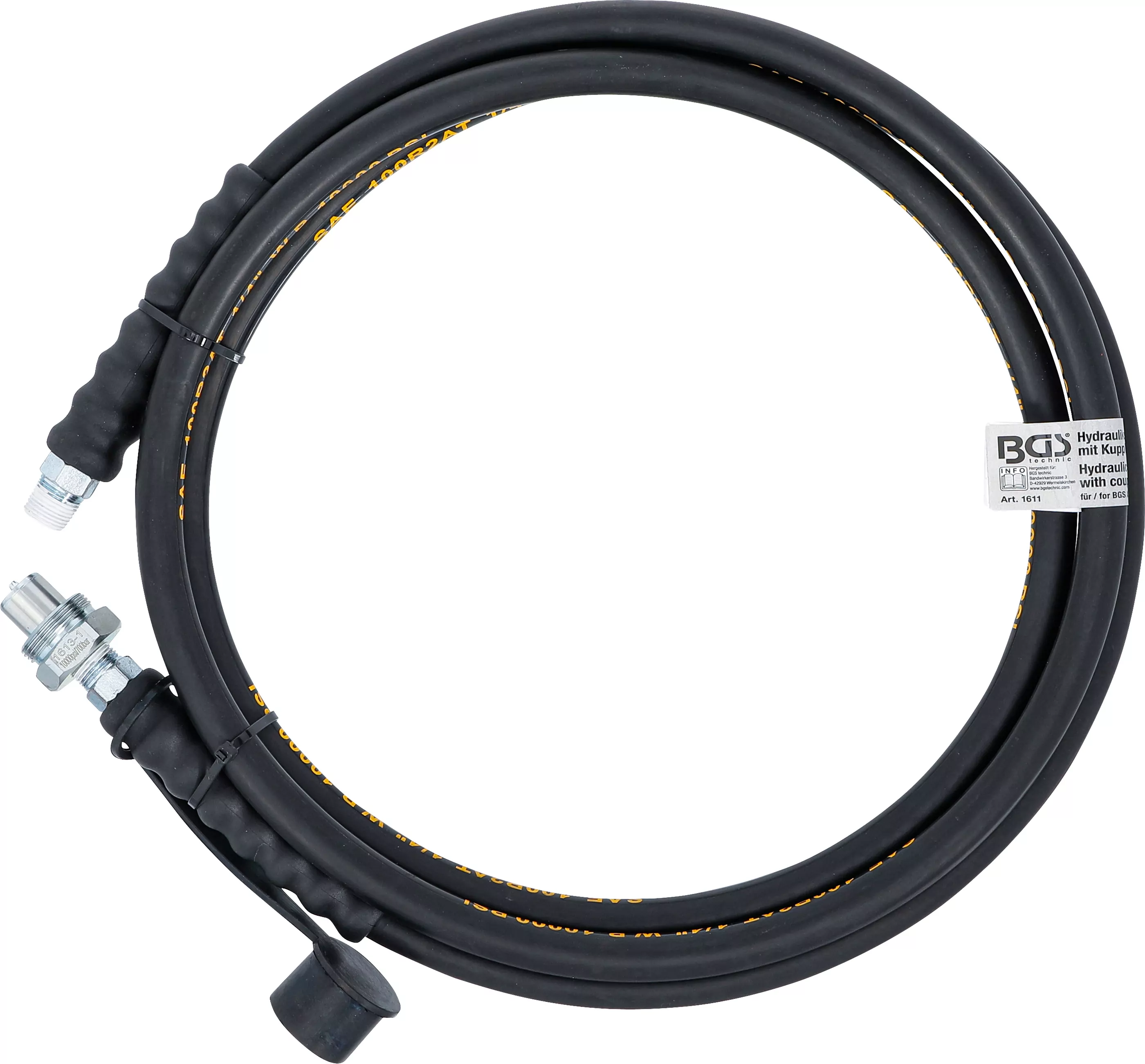 Hydraulikschlauch mit Kupplung | 1,8 m