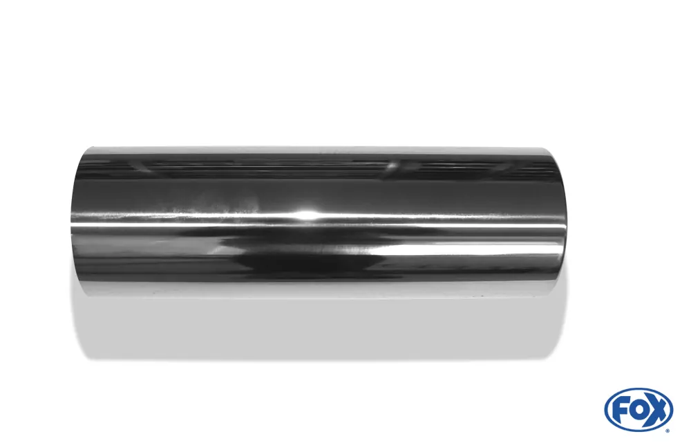 Anschweißendrohr Typ 13  Ø 100 mm / Länge: 300 mm  - rund / eingerollt / gerade / mit Absorber