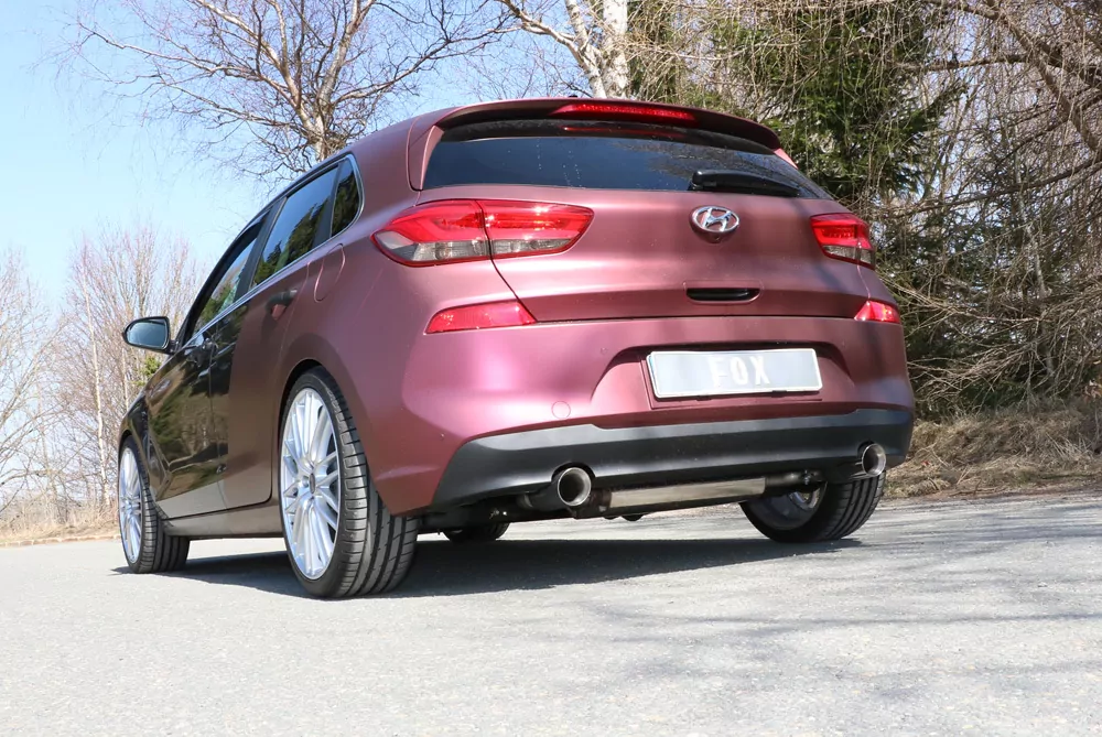 Hyundai i30 PDE  Endschalldämpfer quer Ausgang rechts/links - 1x90 Typ 25 rechts/links