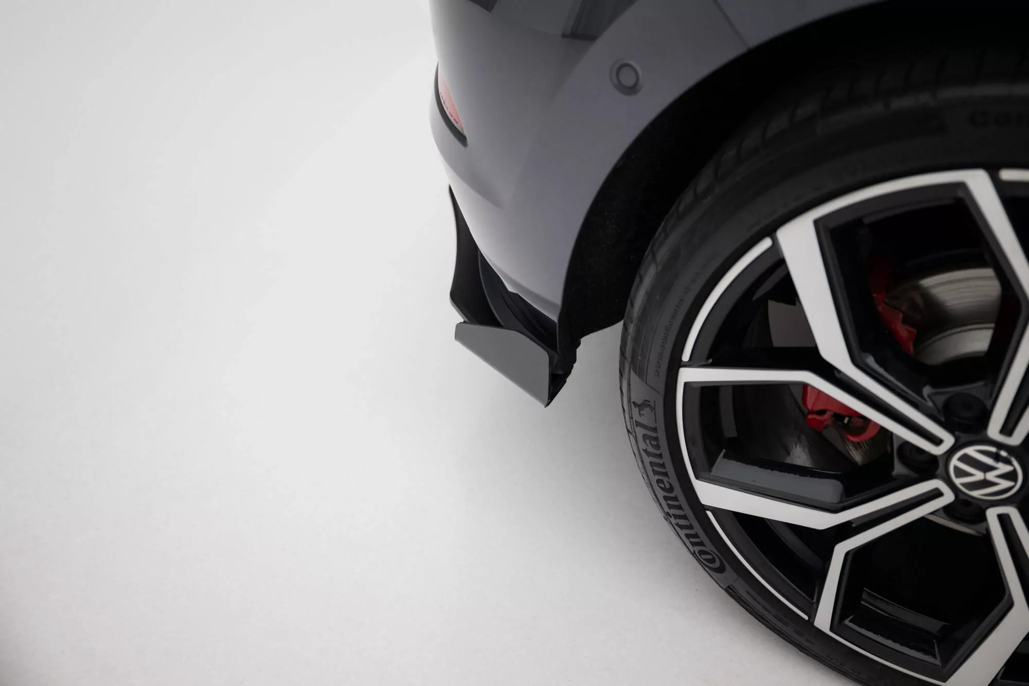 Hintere Seiten Flaps Für Volkswagen Polo GTI Mk6 Facelift Schwarz Hochglanz