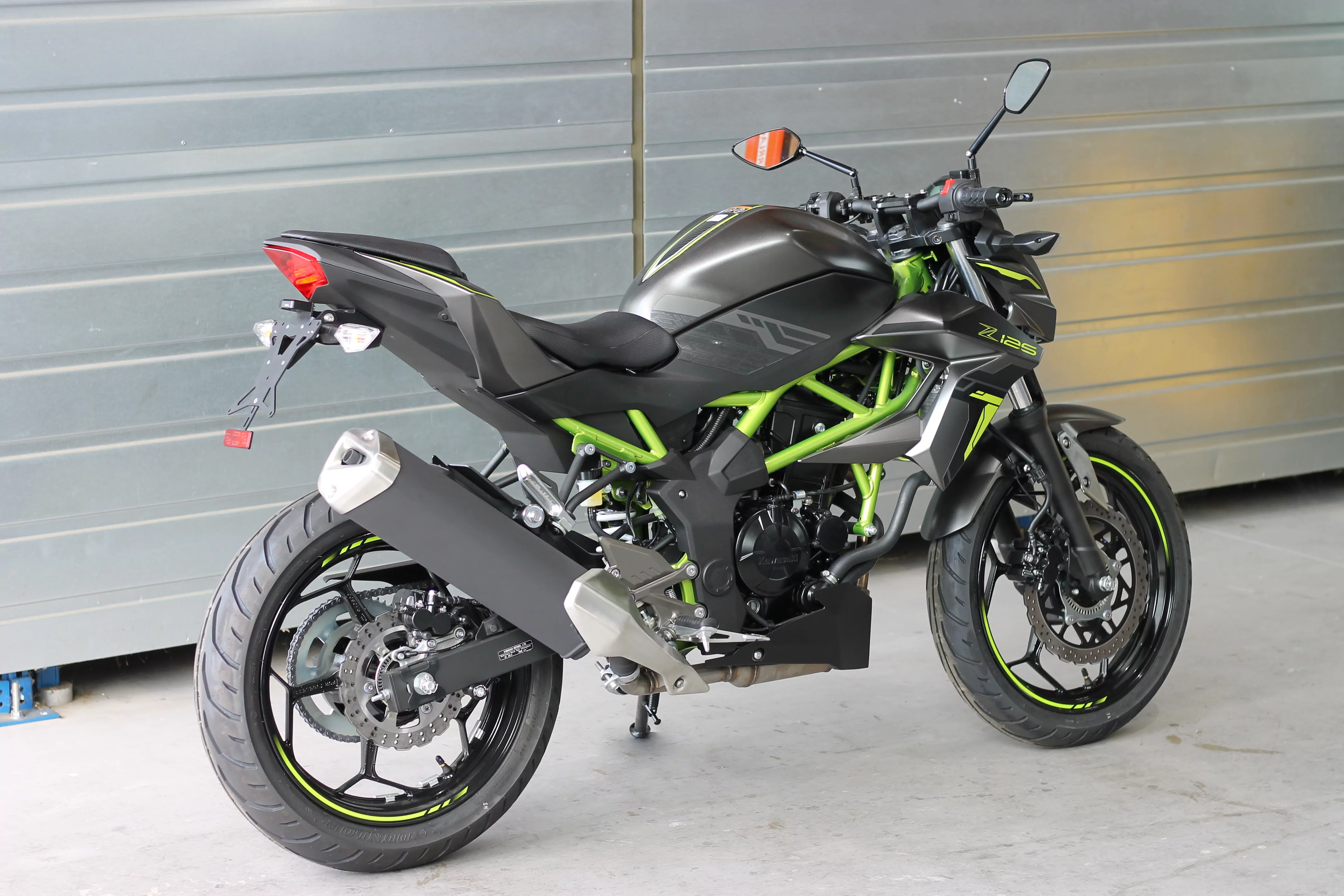 MG Biketec Kennzeichenhalter für Kawasaki Z 125 ab 2018 - 2024