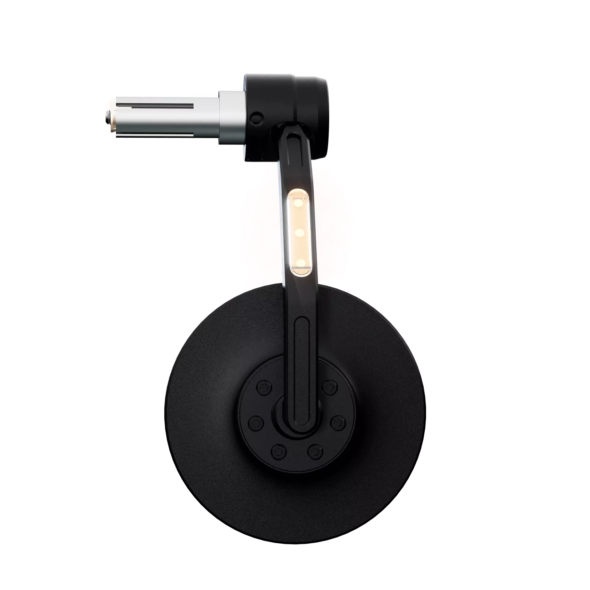 HIGHSIDER CONERO EVO BLACK EDITION Lenkerendenspiegel mit LED Blinker E-geprüft