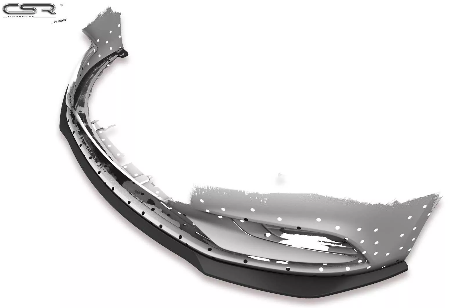 Cup-Spoilerlippe mit ABE für Opel Astra K CSL419-M Carbon Look (matt)