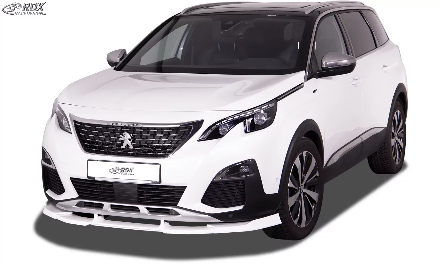 RDX Frontspoiler VARIO-X für PEUGEOT 5008 (M) 2017-2020 Frontlippe Front Ansatz Vorne Spoilerlippe