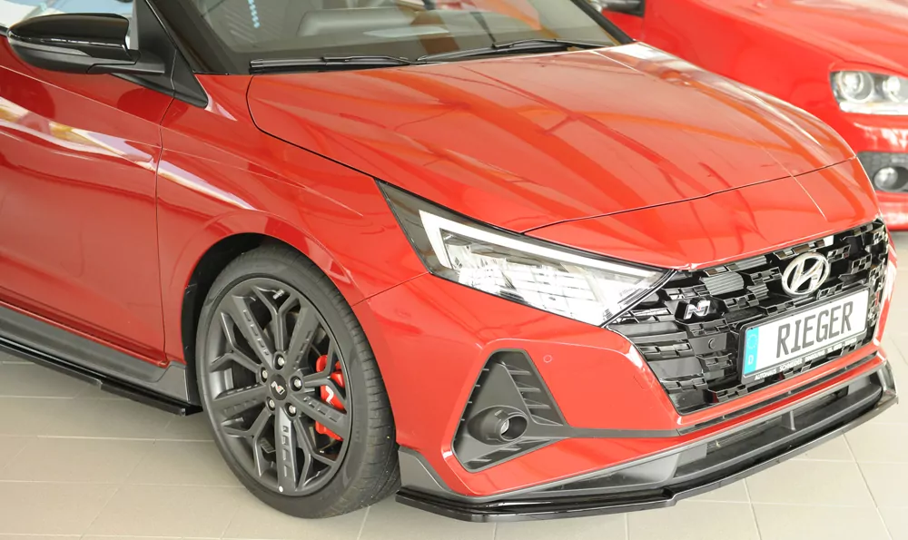 Rieger Spoilerschwert glanz schwarz für Hyundai i20 N-Performance  (BC3) 5-tür. (Schrägheck) 04.21-