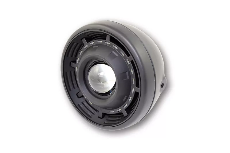 SHIN YO Ellipsoid-Scheinwerfer CYCLOPS, schwarz matt E-geprüft