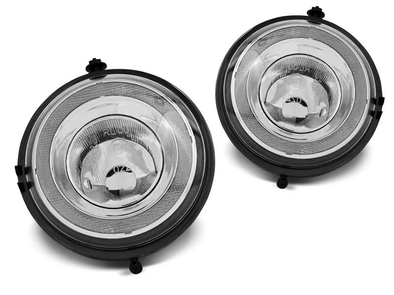 Fog Lights Angel Eyes Led Drl Fits Bmw Mini Cooper R55, R56, R57  