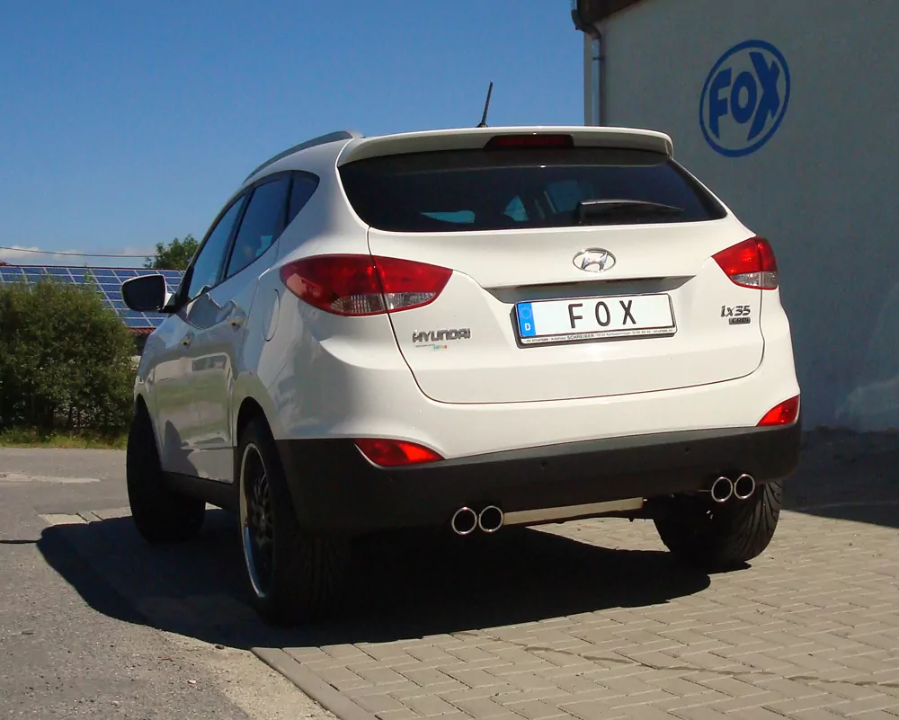 Hyundai ix35  Endschalldämpfer Ausgang rechts/links - 2x80 Typ 16 rechts/links
