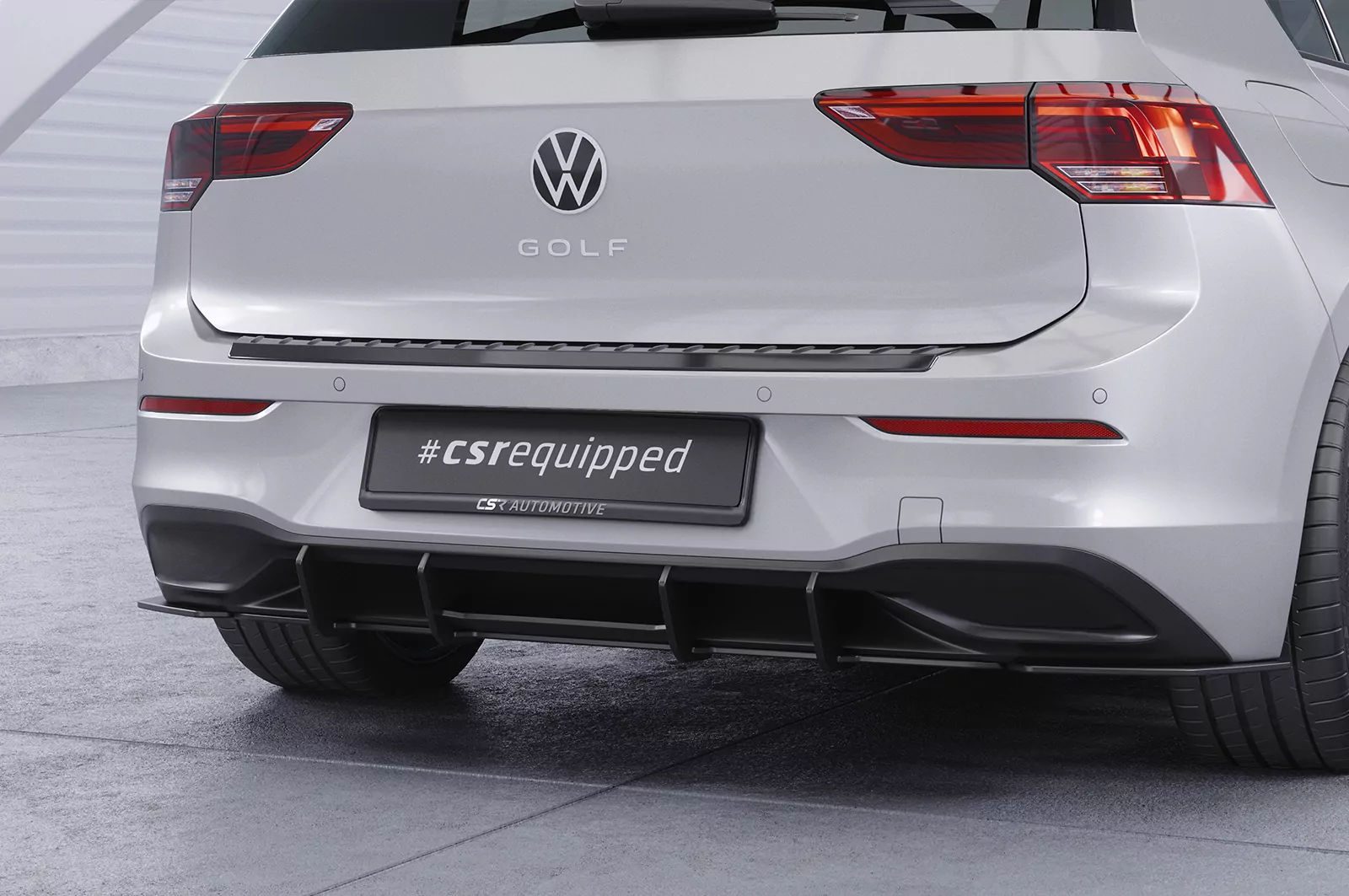 Racing Diffusor / Heckansatz für VW Golf 8 (Typ CD) Life HA410