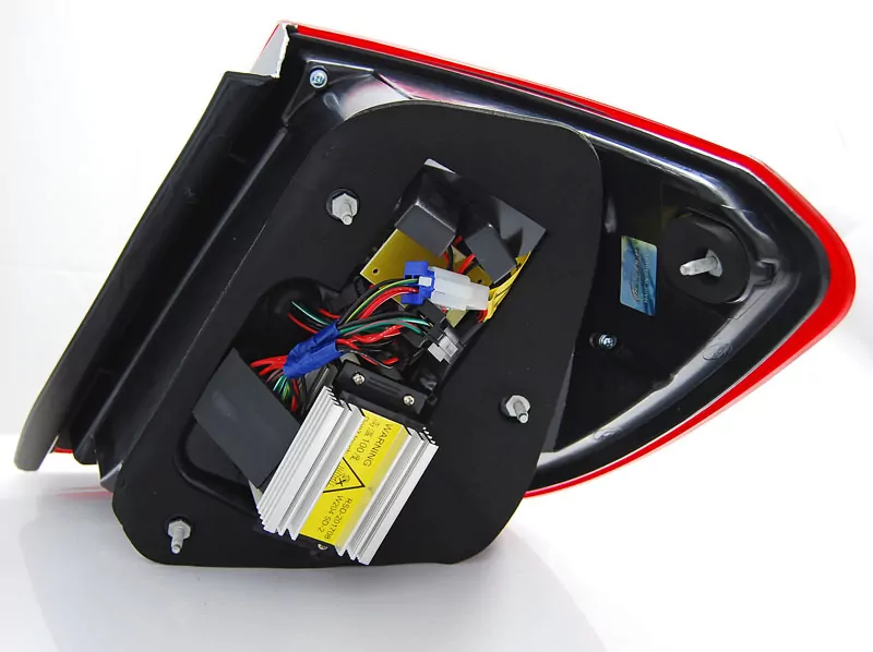 Led Bar Tail Lights Red Whie Fits Mercedes C-klasa W204 Kombi 07-10