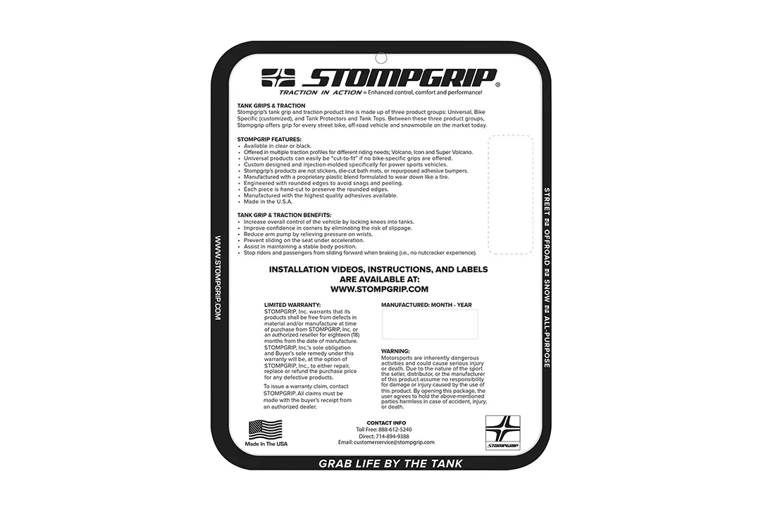 Stompgrip schwarz Icon für Aprilia SMV750/900/1200 Dorsoduro