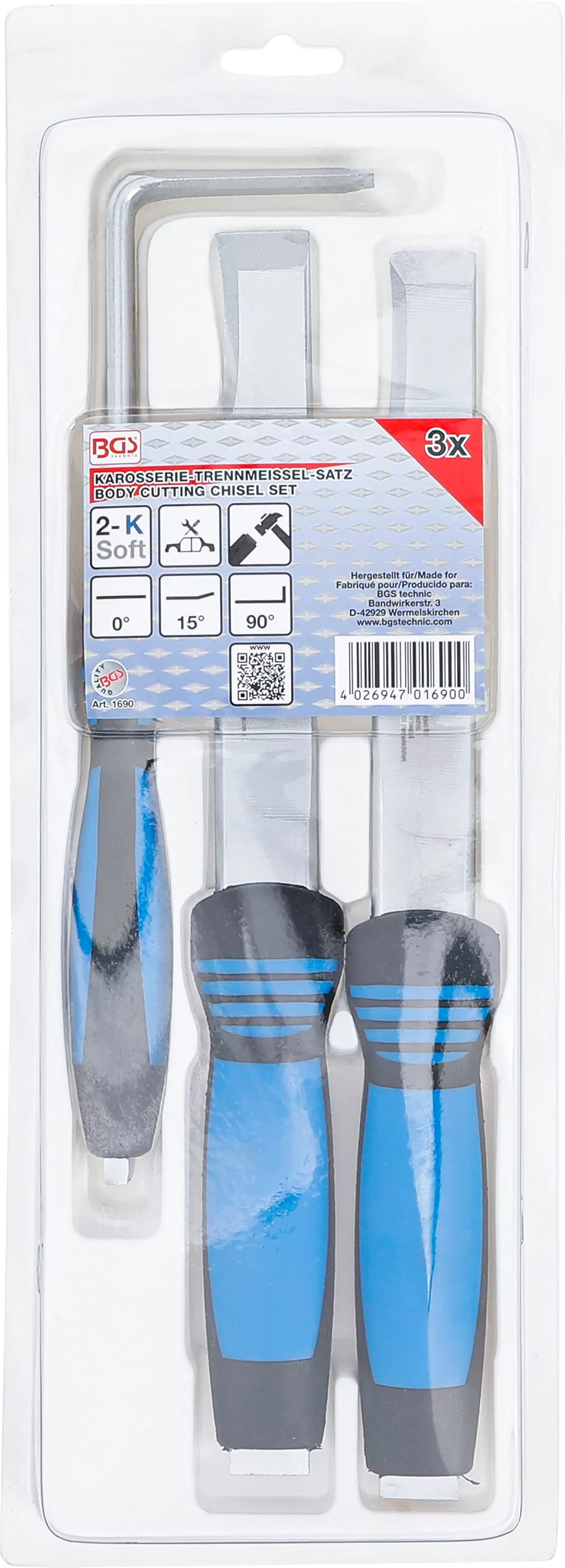 Karosserie-Trennmeißel-Satz | 3-tlg.