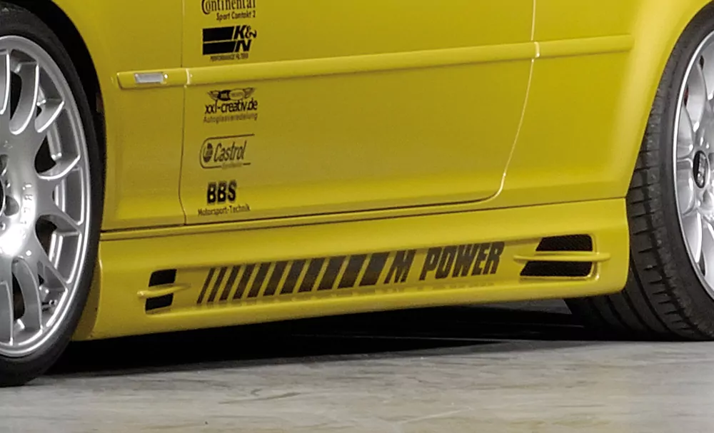 Rieger Seitenschweller für BMW 3er E46 - Touring 02.98-12.01 (bis Facelift) carbon optik