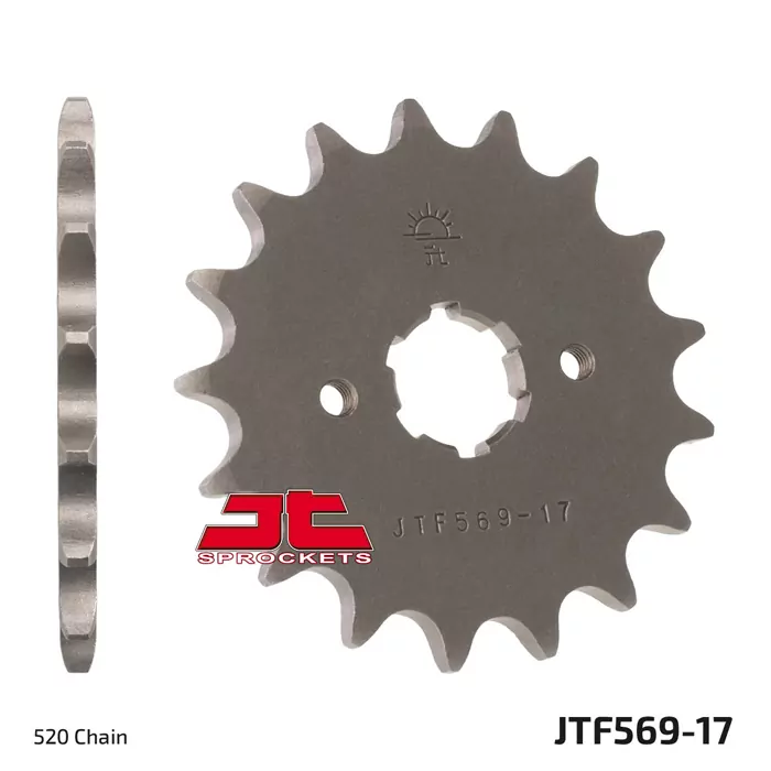 Ritzel 17Z  |  520 Grobverz. 5 Innen Ø 21/25