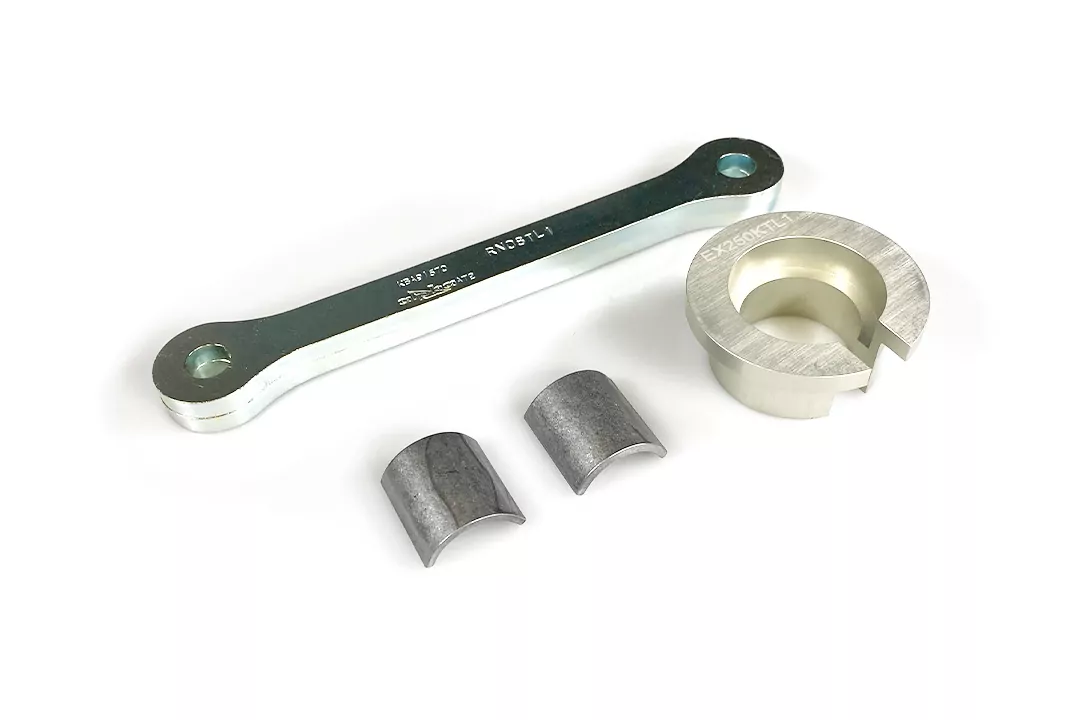 alpha Technik Tieferlegungssatz 40mm für Kawasaki Z125 BR125K BR125L Modelljahr 2021-