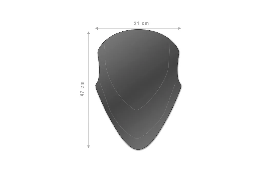 Barracuda Windschild Aerosport für Moto Morini X-Cape Modelljahr 2021-