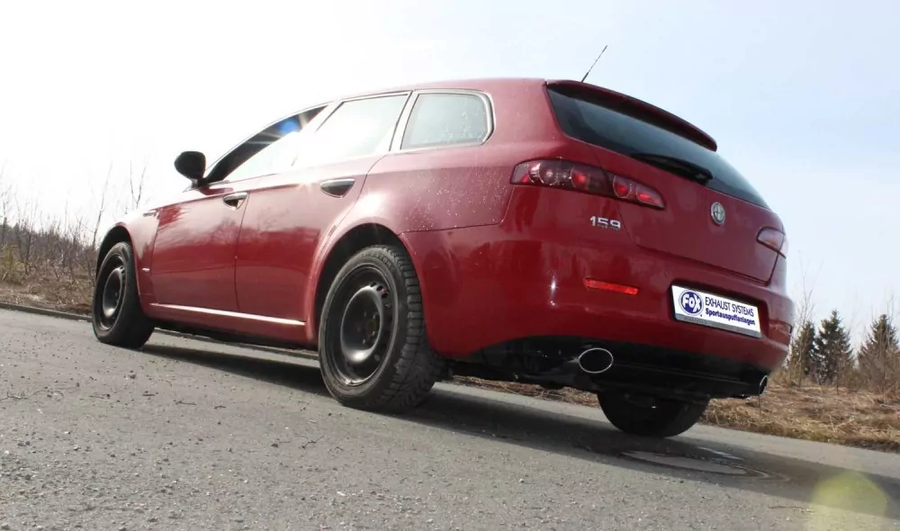 Alfa Romeo 159/ Alfa Romeo 159 Sportwagon  Endschalldämpfer rechts/links - 115x85 Typ 38 rechts/links
