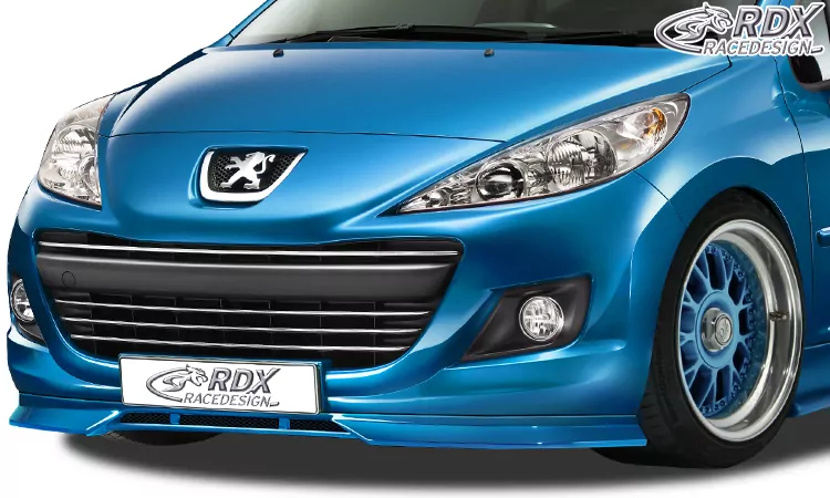 RDX Frontspoiler für PEUGEOT 207 / 207CC (-2009 & 2009+) Frontlippe Front Ansatz Spoilerlippe