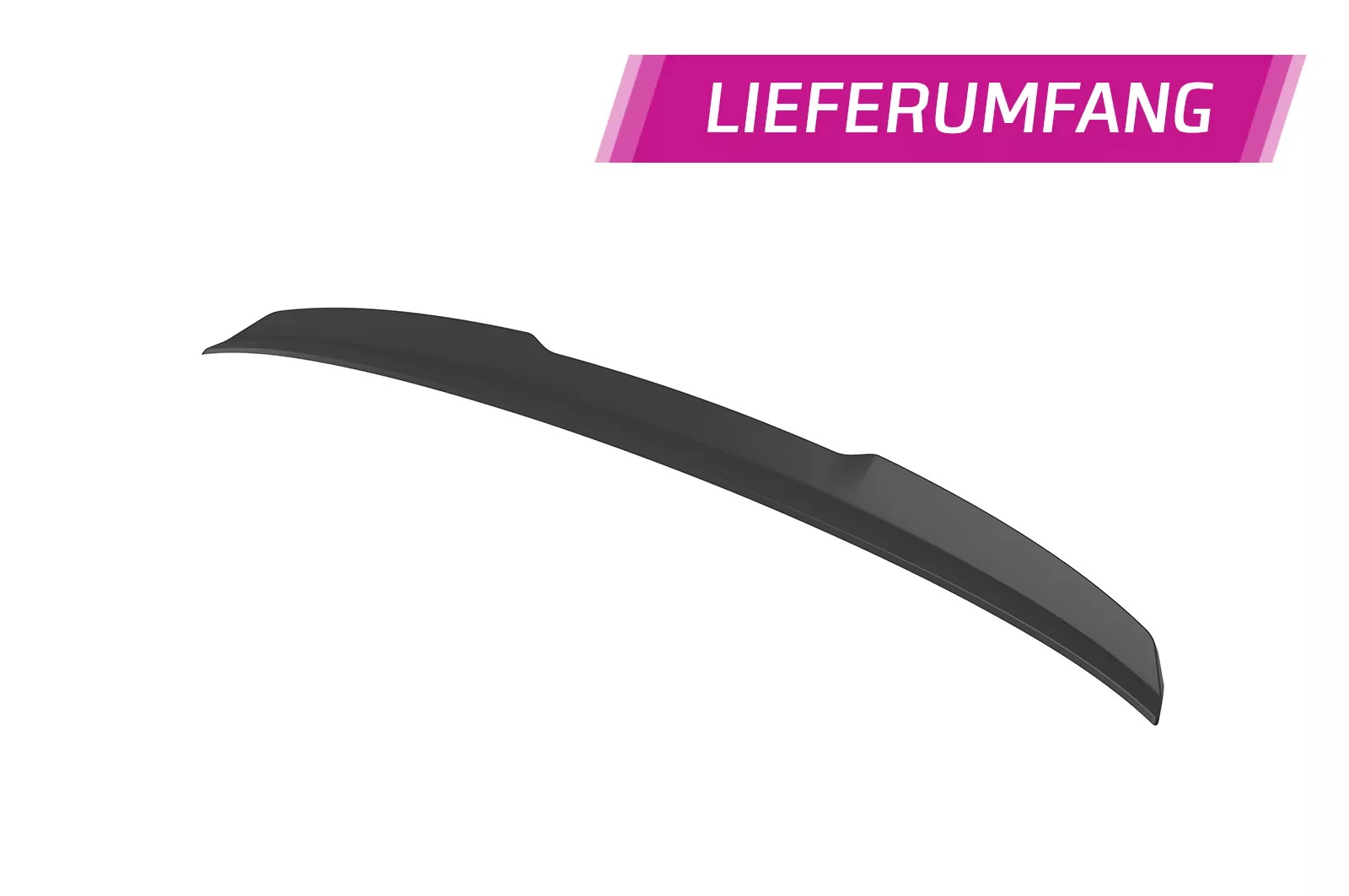 Heckflügel mit ABE für Ford Mondeo MK4 (BA7) Turnier HF130 Schwarz Strukturiert