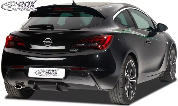 RDX Heckdiffusor U-Diff für OPEL Astra J GTC (auch OPC-Line) Diffusor Heck Ansatz