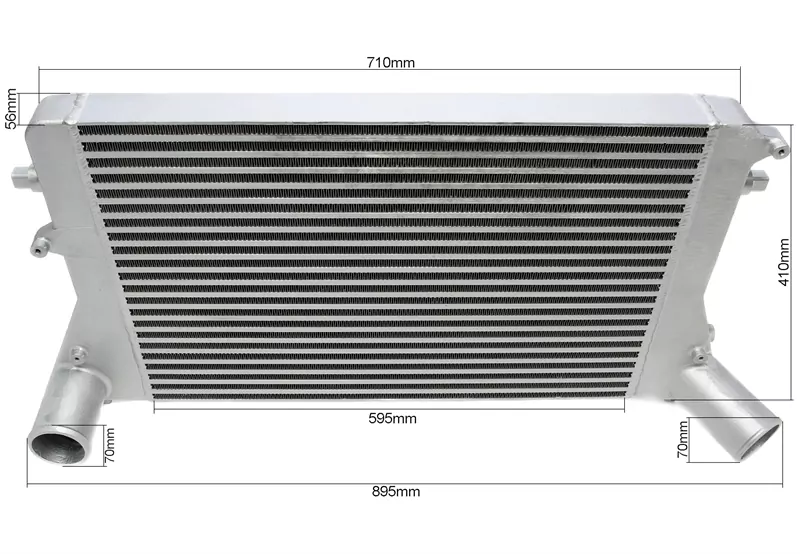 TA Technix Ladeluftkühler Kit passend für Audi A3/S3 (8P) / TT (8J) / Seat Leon (1P)/ Skoda Octavia (1Z), Superb (3T) / Golf V+VI (1K) / Jetta III+IV (1KM/16(16H) / Eos (1F) / Passat (3C/3CC) / Scirocco III (13)