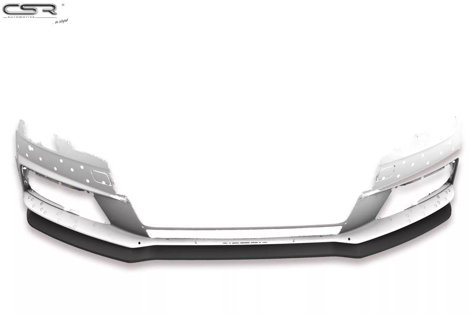 Cup-Spoilerlippe mit ABE für Audi A4 B9 (Typ 8W) CSL388-M Carbon Look (matt)