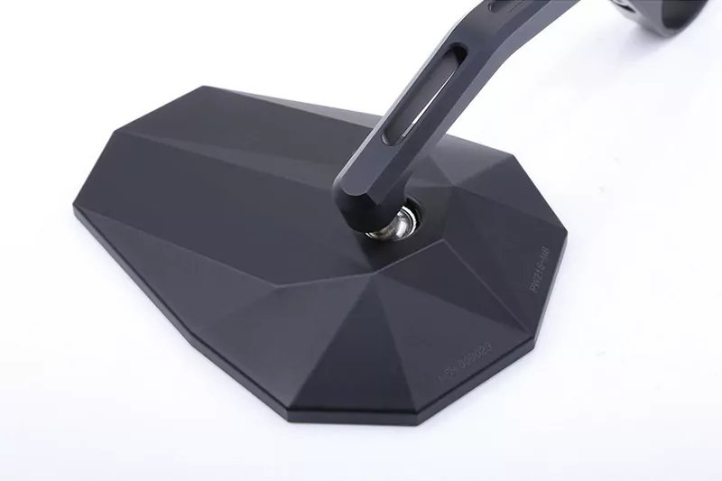 HIGHSIDER pro Lenkerendenspiegel Stealth-X6 Schwarz Lang (1Stck.)