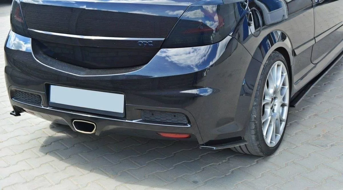 Heck Ansatz Flaps Diffusor Passend Für Diffusor Passend Für OPEL ASTRA H (FOR OPC / VXR) Schwarz Hochglanz Schwarz Hochglanz