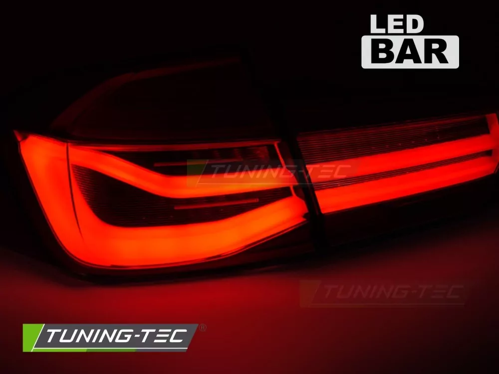Led Bar Seq Tail Lights Red Fits Bmw F30 11-18