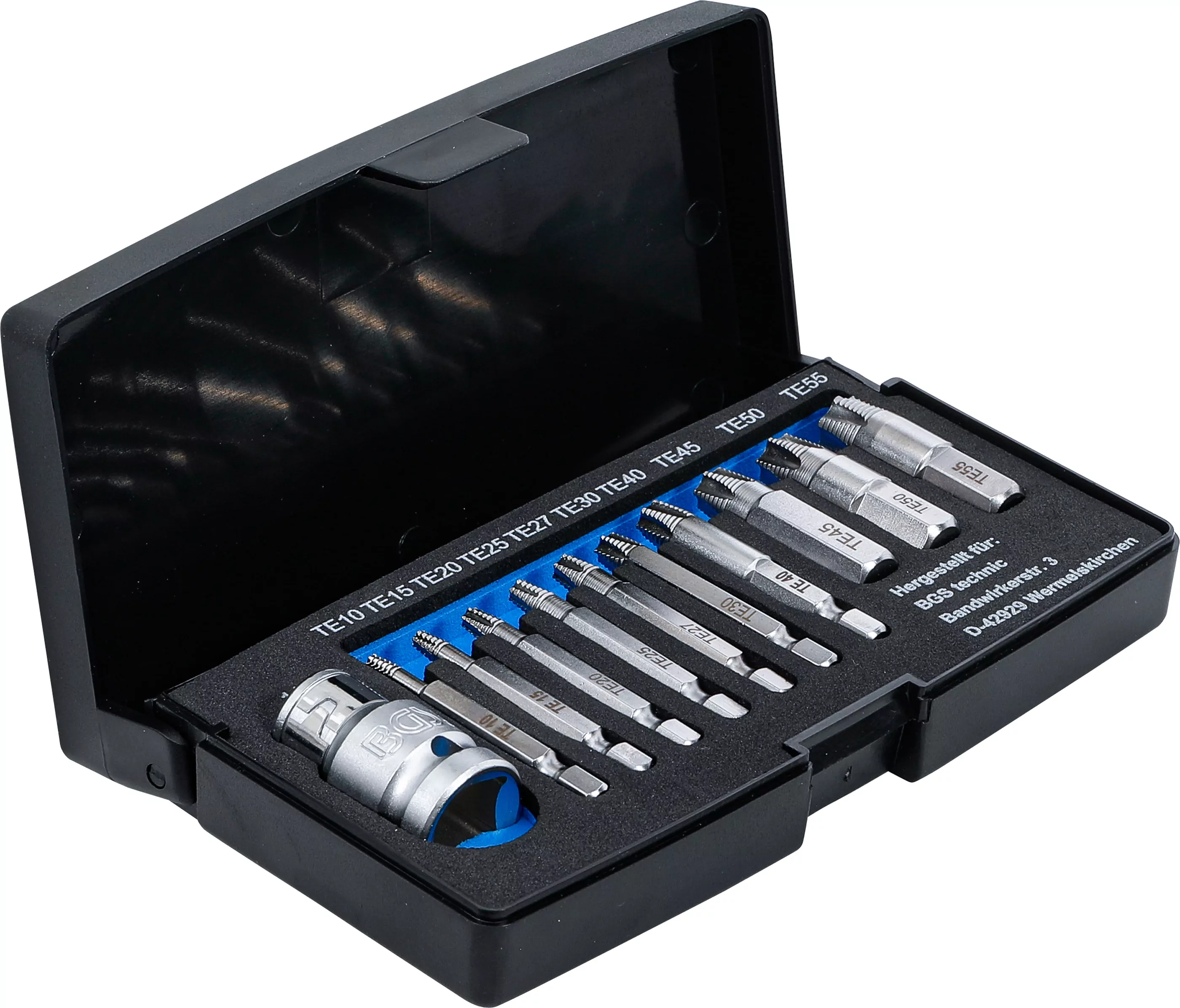 Schraubenausdreher-Satz | für defektes T-Profil (für Torx) T10 - T55 | 11-tlg.