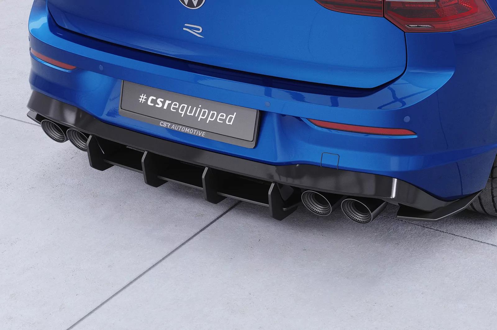 Racing Diffusor / Heckansatz für VW Golf 8 (Typ CD) R HA315