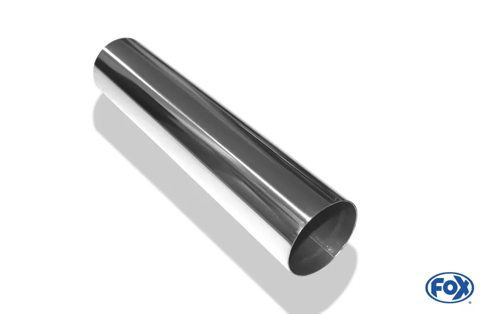 Anschweißendrohr Typ 10  Ø 63 mm / Länge: 300 mm  - rund / uneingerollt / gerade / ohne Absorber