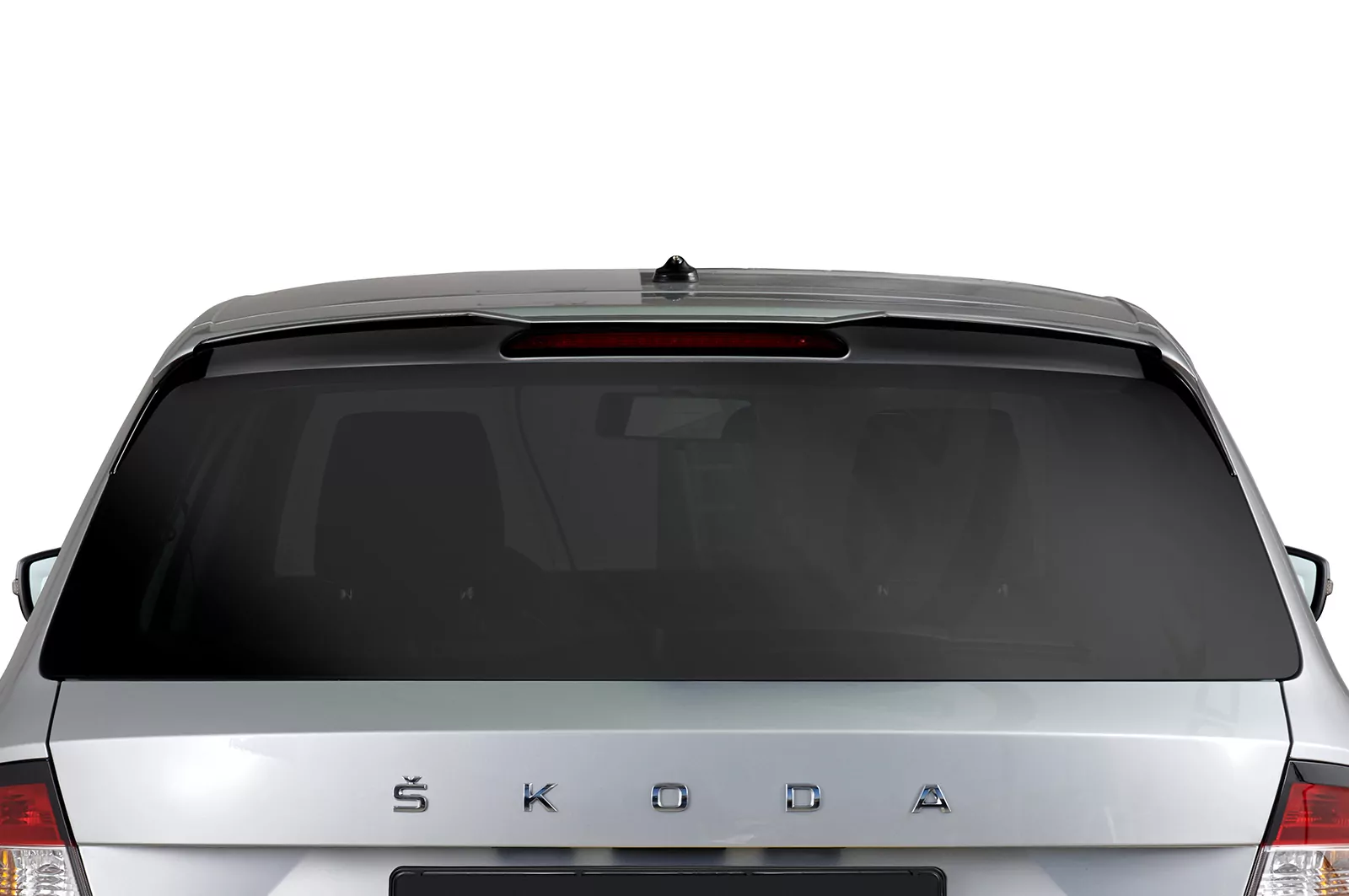 Heckflügel mit ABE für Skoda Fabia 3 HF884 Schwarz Strukturiert