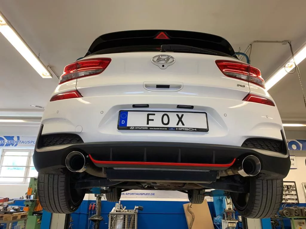 Hyundai i30N Performance + Fastback  Endrohre passend auf den originalen Endschalldämpfer - 1x114 Typ 25 rechts/links