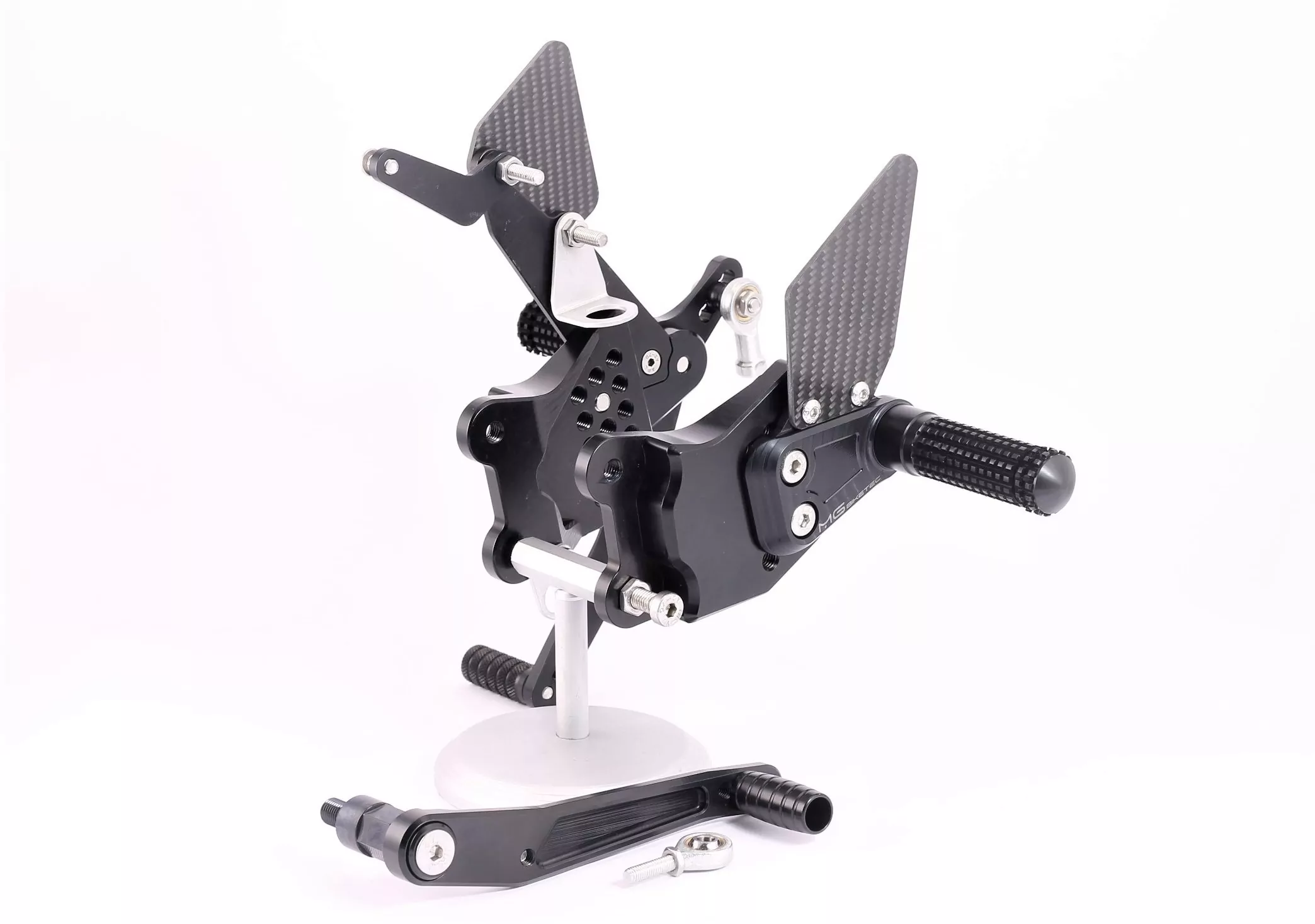 MG Biketec Sportfussrastenanlage / Rastenanlage / Fußrastenanlage mit ABE, gültig in D - A - CH für Suzuki GSX-R 1000 ab 2009-2011