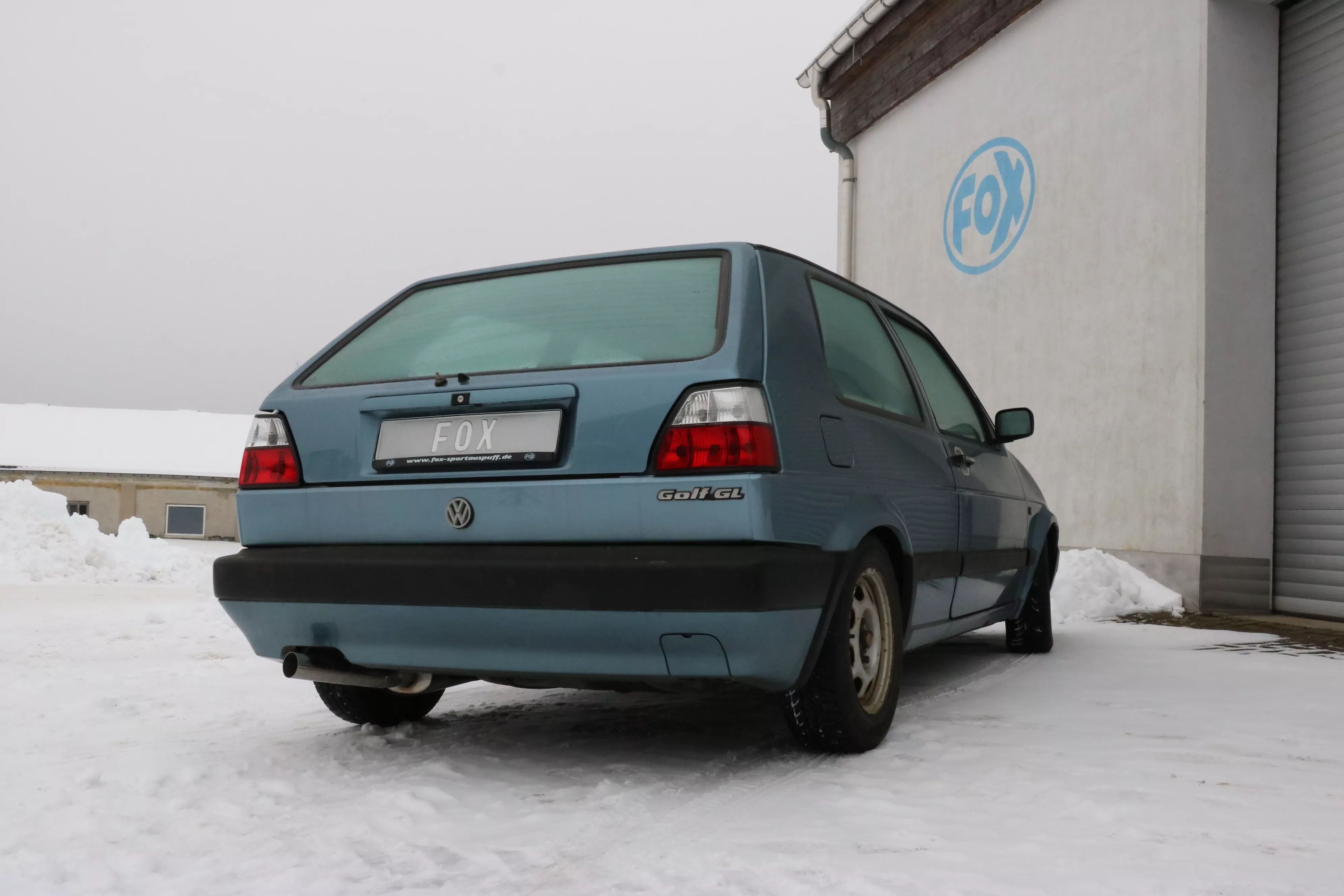 VW Golf II Typ 19E  Endschalldämpfer - 1x63 Typ 10