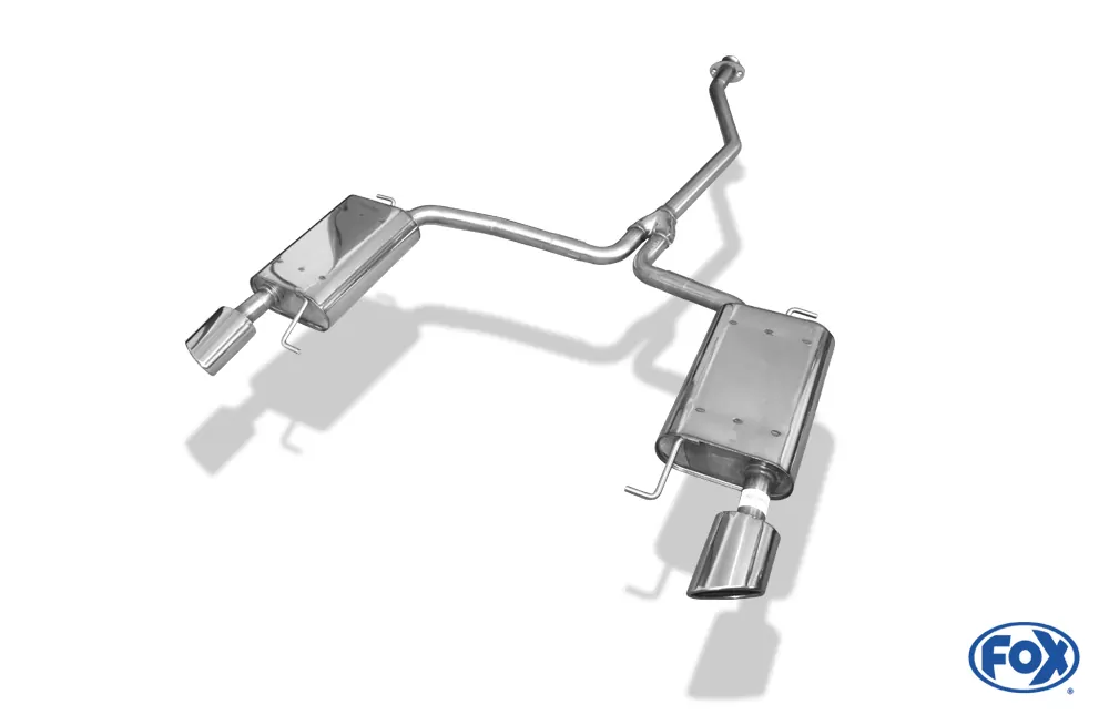 Mazda 6 Typ GH Benzin  Endschalldämpfer rechts/links - 115x85 Typ 38 rechts/links