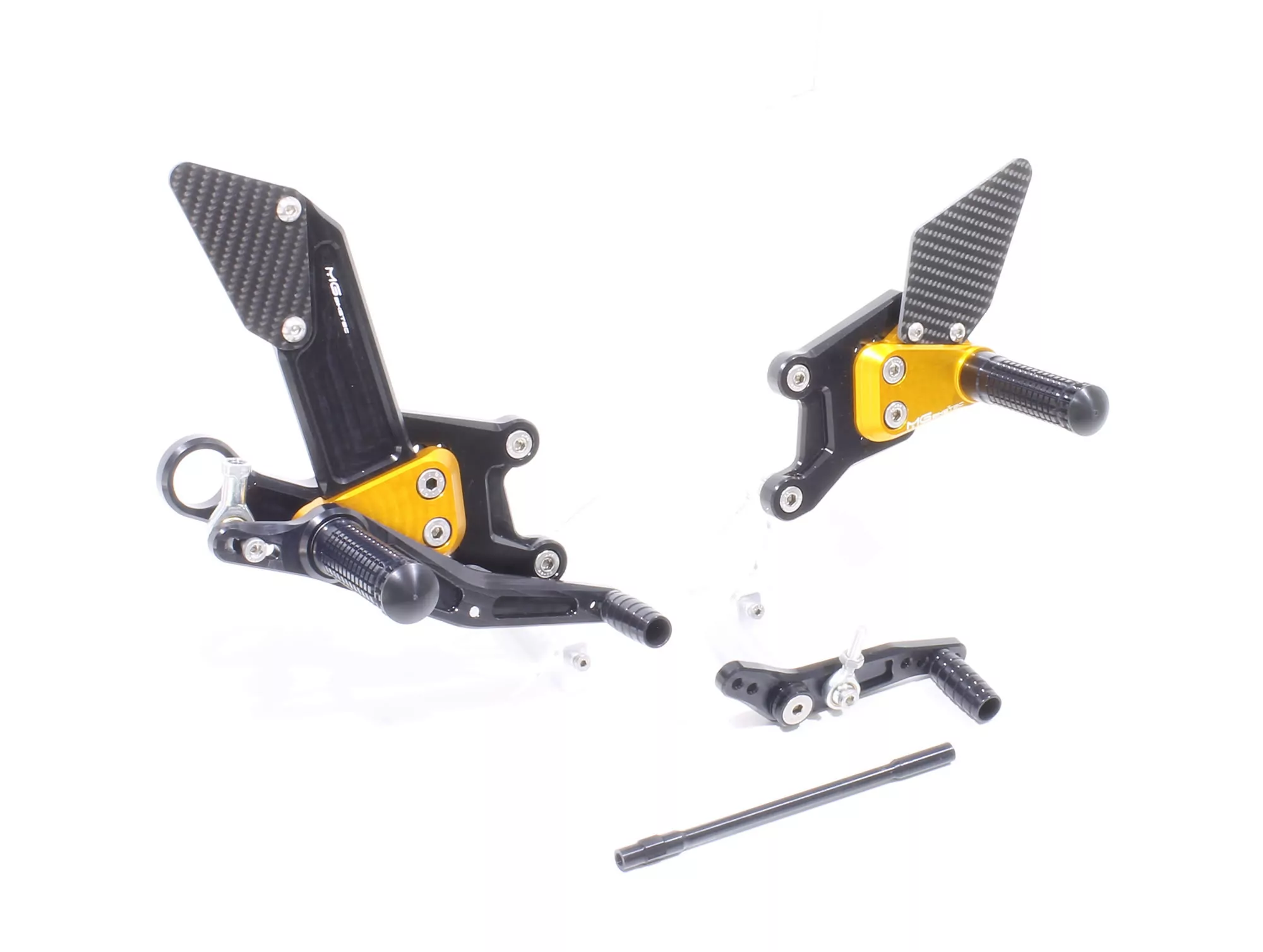 MG Biketec Sportfussrastenanlage / Rastenanlage / Fußrastenanlage mit ABE, gültig in D - A - CH für Honda CBR 1000 RR ab 2008-2011