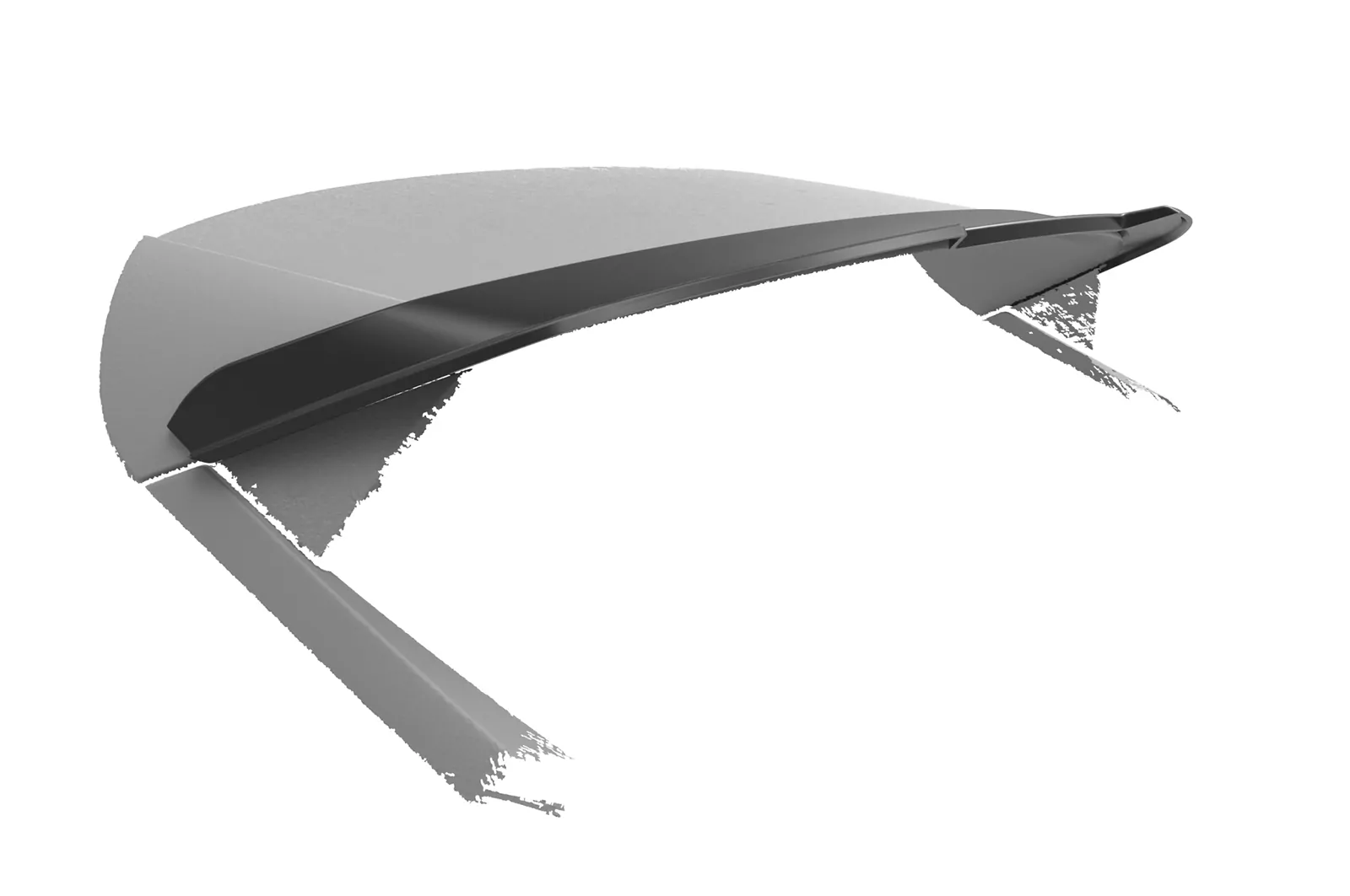 Heckflügel mit ABE für Cupra Formentor HF839 Schwarz Strukturiert