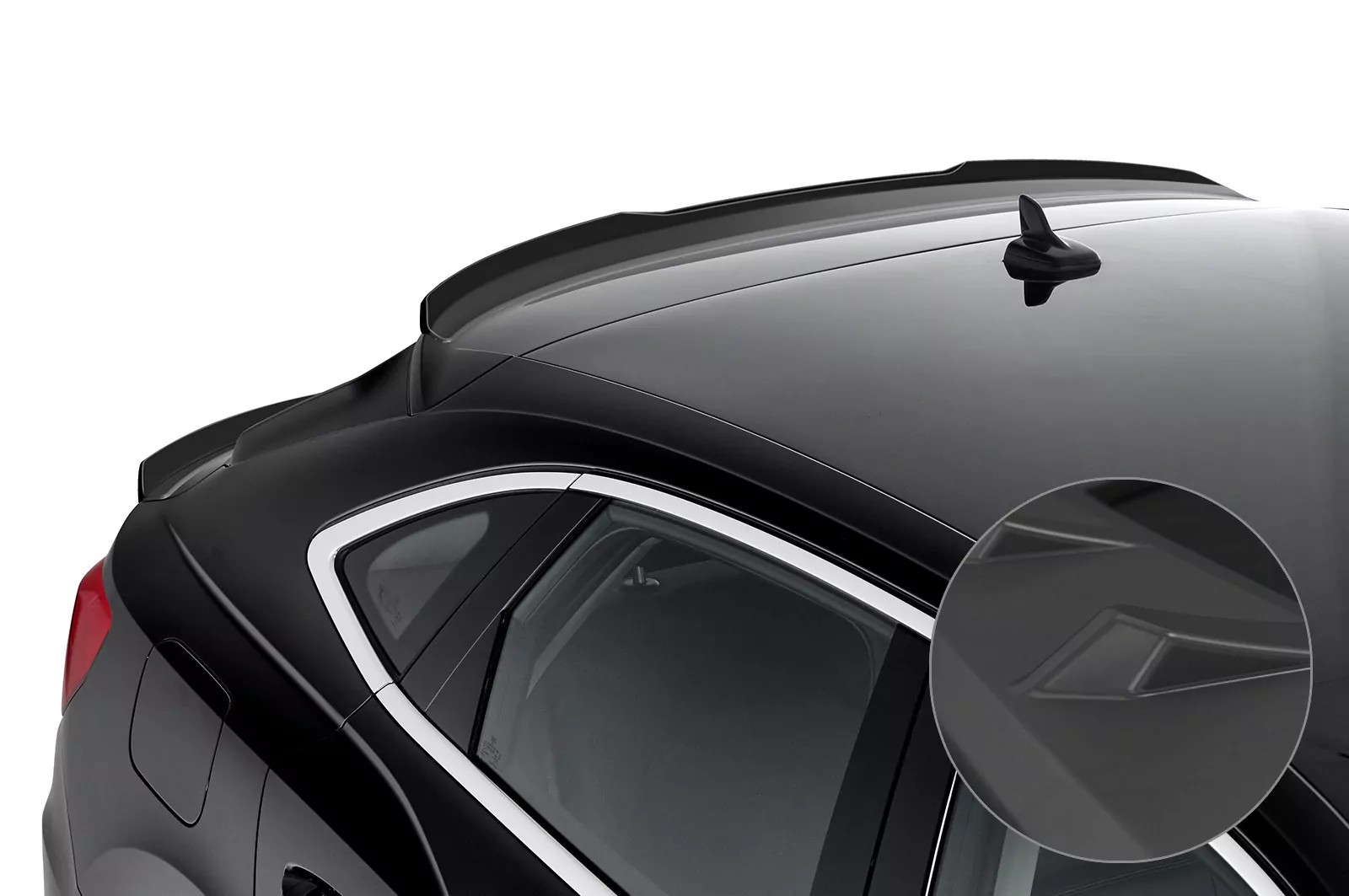 Heckflügel mit ABE für Audi Q3 (Typ F3) Sportback Lackierfreundlich (schwarz matt)