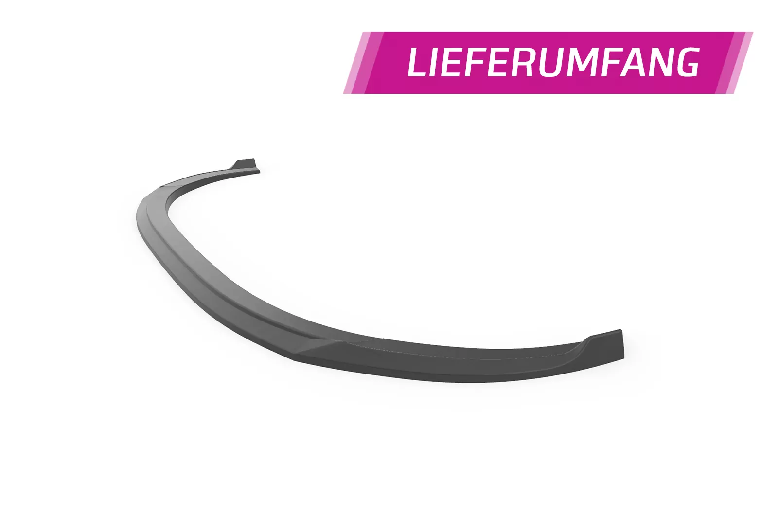 Cup-Spoilerlippe mit ABE für Kia ProCeed (CD) GT CSL720 Schwarz Strukturiert