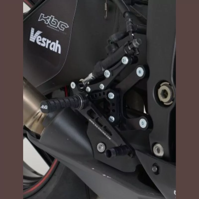 NEW R&G Racing Fußrastenanlage Race Kawasaki ZX-6 R