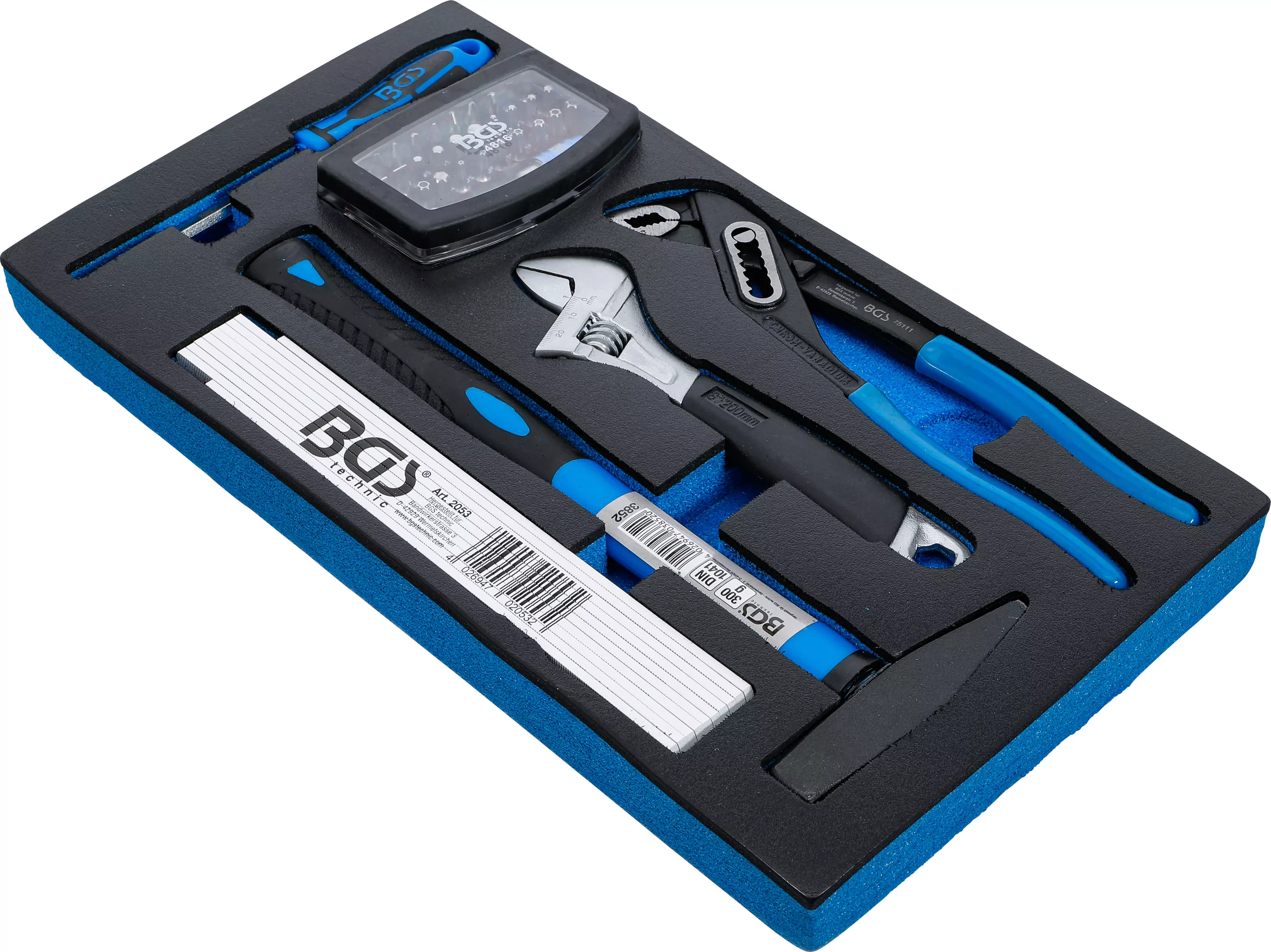 Schaumeinlage für Art. 2002 | Handwerkzeug- und Bit-Satz | 37-tlg.