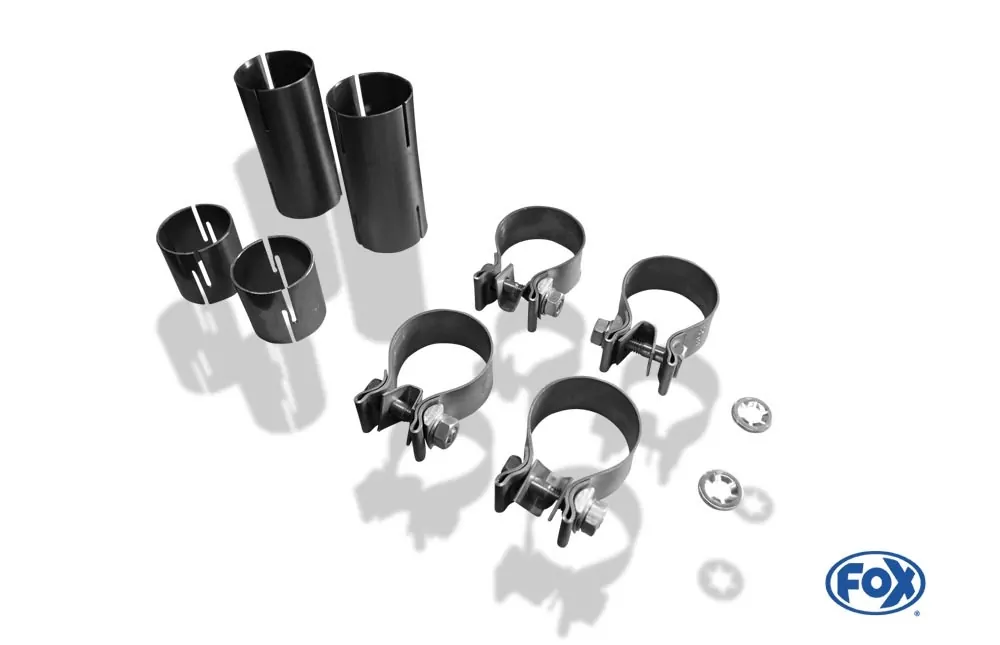 Mercedes SL Typ 230 Facelift  Endschalldämpfer rechts/links kurze Variante - 2x115x85 Typ 32 rechts/links