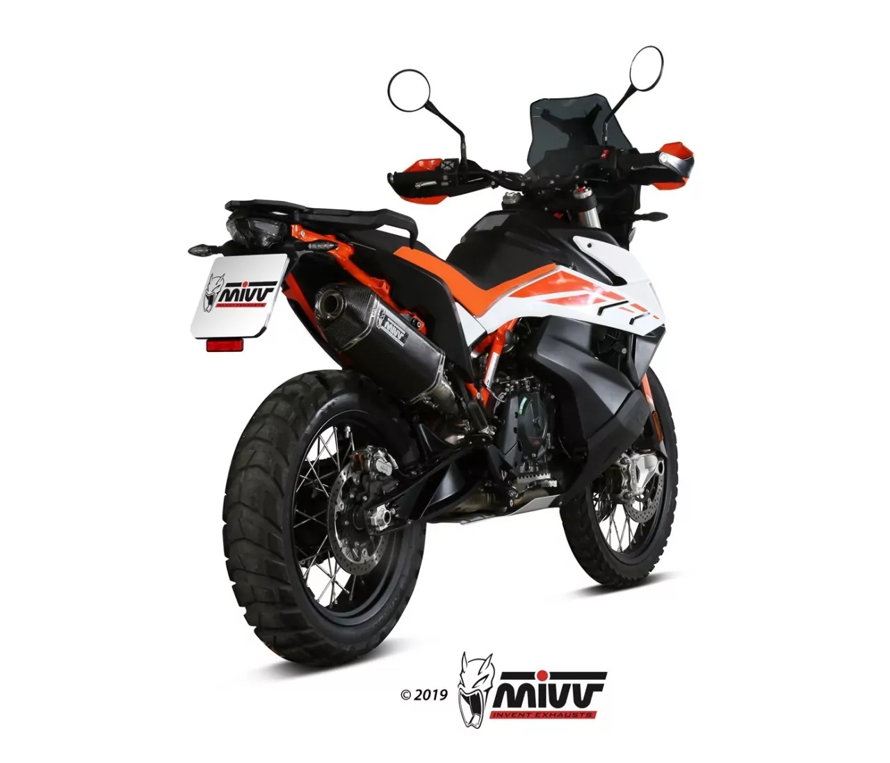 MIVV Speed Edge Edelstahl Schwarz KTM 790-890 ADVENTURE-R 2019-2024