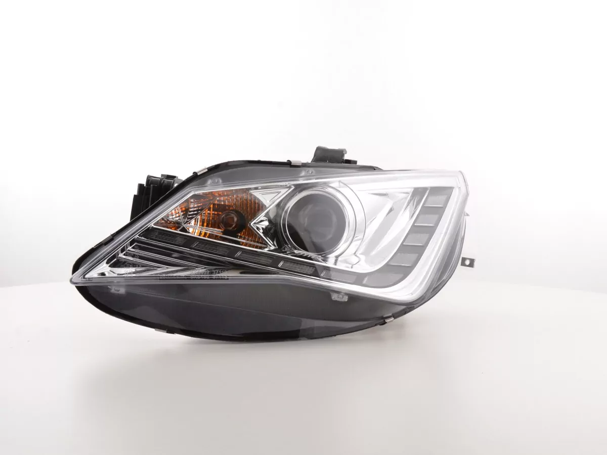 Scheinwerfer Set Daylight LED Tagfahrlicht Seat Ibiza 6J Bj. ab 2012 chrom