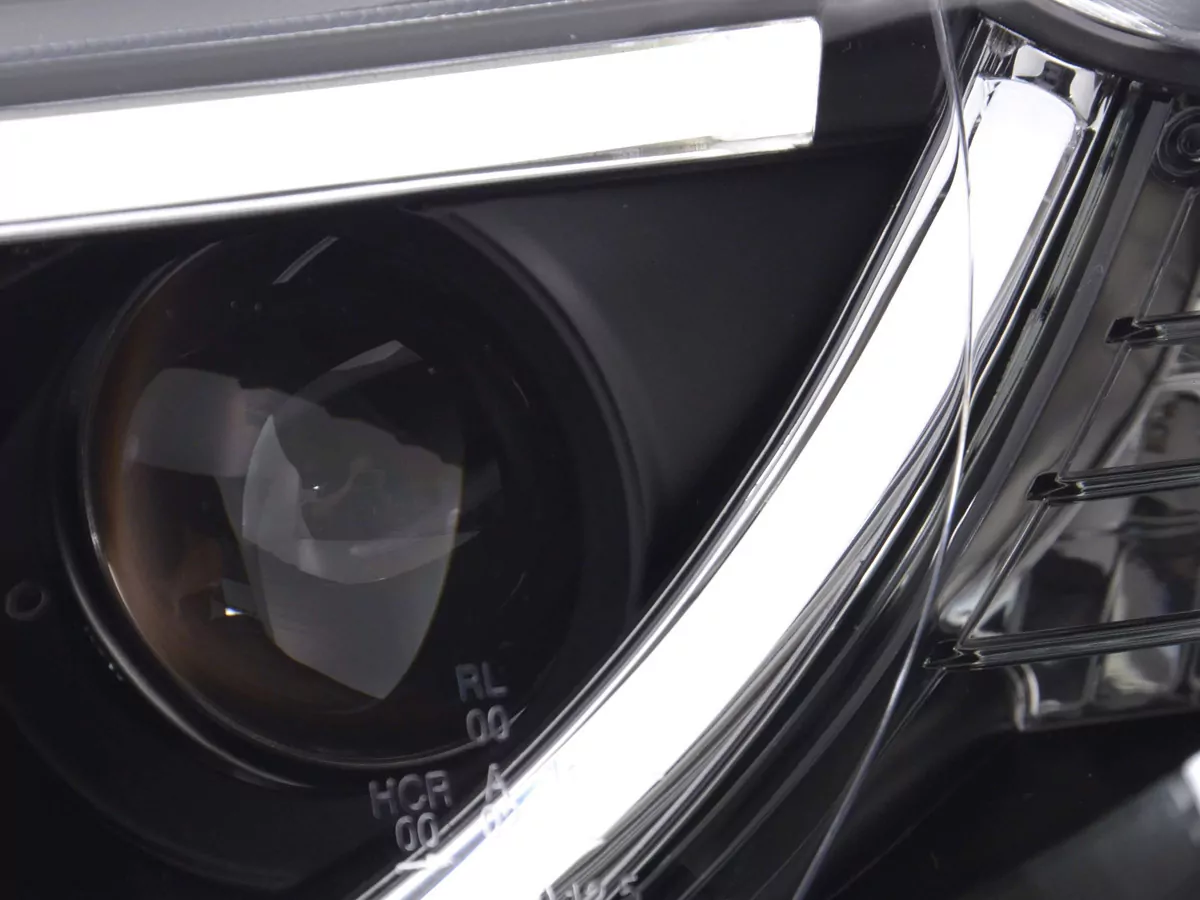 Scheinwerfer Set Daylight LED TFL-Optik Audi A4 Typ 8E Bj. 04-08 schwarz